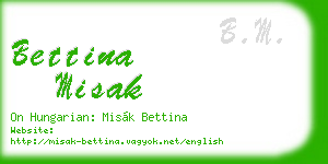 bettina misak business card